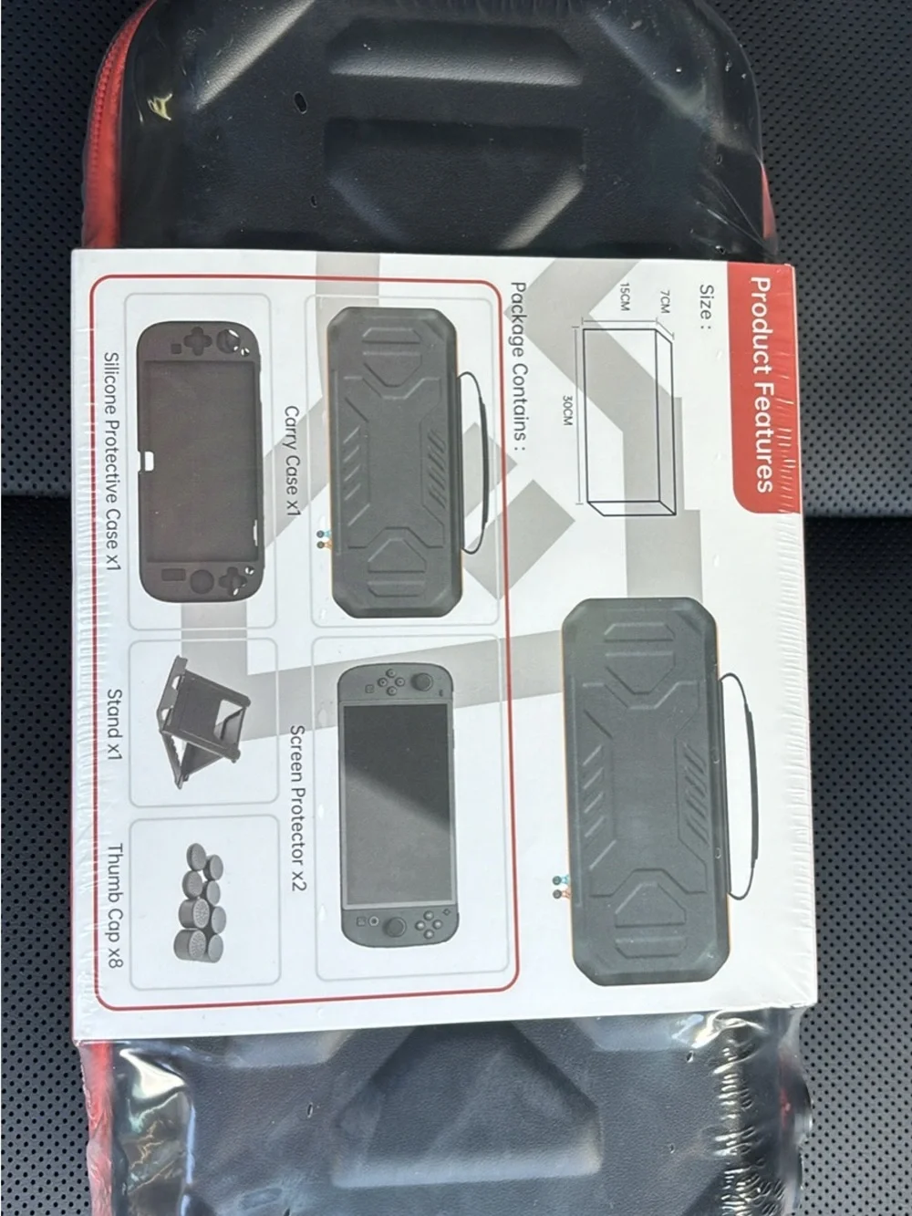 Nintendo switch 2 Case with screen protector, silicone case, stand, thumb caps
